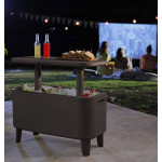 Keter Breeze Cool Bar Woodland Φορητό Ψυγείο Μπουφές 56lt (26.00166)