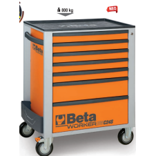 BETA Τρόλεϊ με επτά συρτάρια,  με συλλογή 262 εργαλείων (B024006851)