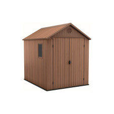 Πλαστική Αποθήκη Κήπου Darwin 6χ6  με Διπλή Πόρτα & Αεραγωγό Μ1.9xΠ2.44xΥ2.21m(26.00175)