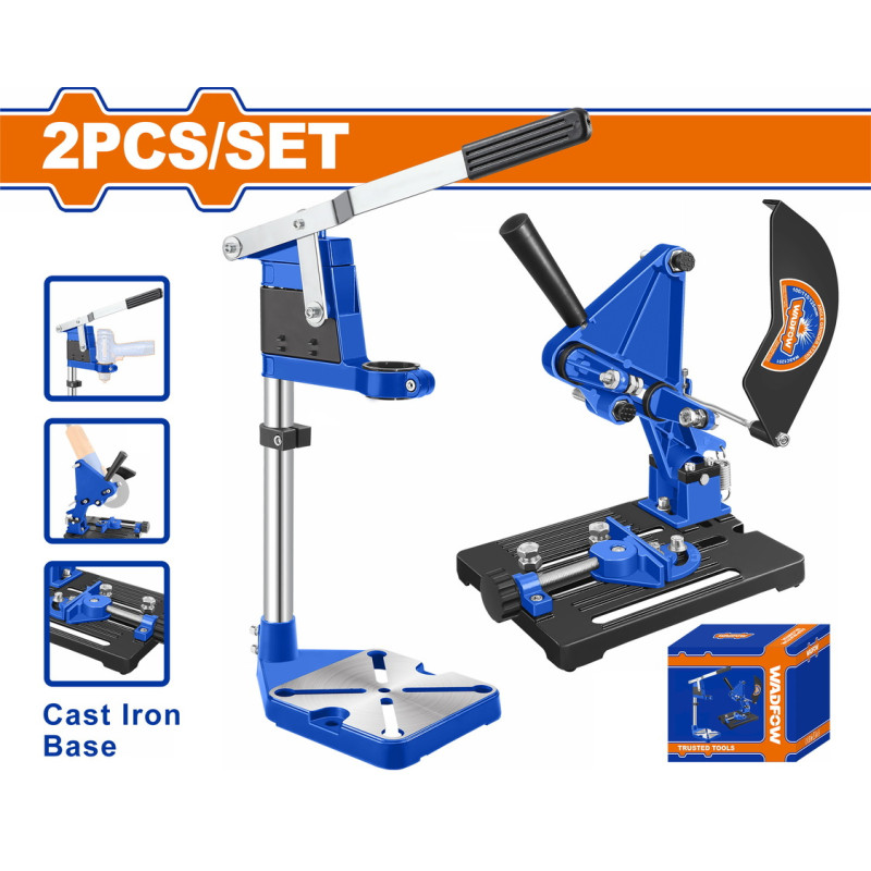 WADFOW ΣΕΤ ΒΑΣΕΙΣ ΔΡΑΠΑΝΟΥ Φ-60mm & ΓΩΝΙΑΚΟΥ ΤΡΟΧΟΥ 100-125mm (WASC2560) WADFOW ΣΕΤ ΒΑΣΕΙΣ ΔΡΑΠΑΝΟΥ Φ-60mm & ΓΩΝΙΑΚΟΥ ΤΡΟΧΟΥ 100-125mm (WASC2560)