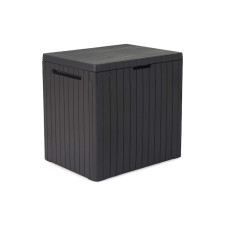 Keter Μπαούλο Αποθήκευσης Εξωτερικού Χώρου City Πλαστικό 113lt Ανθρακί Μ58xΠ45xΥ56εκ. (26.00173)
