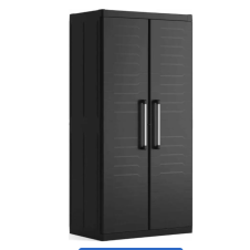 ΝΤΟΥΛΑΠΑ ΔΙΦΥΛΛΗ ΜΕ 4 ΡΑΦΙΑ KETER DETROIT XL ΜΑΥΡΗ 89X54X181(26.21155)