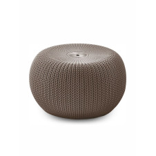 Πλαστικό Σκαμπό Εξωτερικού Χώρου Cosy Καφέ Σκούρο 57x57x31εκ. (26.00023)