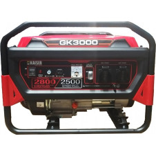 KAISER GK 3000 ΒΕΝΖΙΝΟΚΙΝΗΤΗ ΜΟΝΟΦΑΣΙΚΗ ΓΕΝΝΗΤΡΙΑ – ΗΛΕΚΤΡΟΠΑΡΑΓΩΓΟ ΖΕΥΓΟΣ 2,8kW (GK3000)