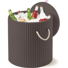 Σκαμπό Εξωτερικού Χώρου Rattan Cool Stool 39L ΚΑΦΕ  43.7x43.7x44εκ.(26.00022)