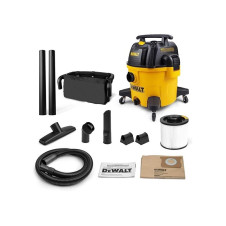 Dewalt DXV34P-QT Σκούπα Υγρών/Στερεών 34L Αθόρυβη (DXV34P-QT)