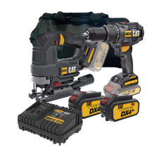 CATERPILLAR COMBO3 ΔΡΑΠΑΝΟΚΑΤΣΑΒΙΔΟ ΚΡΟΥΣΤΙΚΟ & ΣΕΓΑ 18V ΜΕ 2 ΜΠΑΤΑΡΙΕΣ 4.0Ah ΚΑΙ ΘΗΚΗ(05-9555)