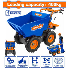 WADFOW ΚΑΡΟΤΣΙ ΒΕΝΖ. ΑΝΑΤΡΕΠΟΜΕΝΟ 6.5HP / 400Kg (WFTP1A400)