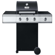 Kaiser Inova Ψησταριά Υγραερίου Μαντεμένιας Σχάρας 41.5x61εκ. με 3 Εστίες 9kW και Πλαϊνό Μάτι (02123100)