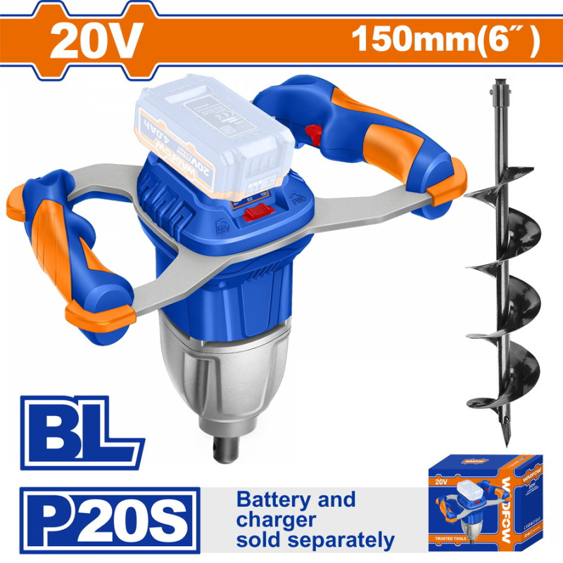 WADFOW ΤΡΙΒΕΛΑ-ΓΕΩΤΡΥΠΑΝΟ ΜΠΑΤ. Li-ion 20V ΧΩΡΙΣ ΜΠΑΤΑΡΙΑ & ΦΟΡΤΙΣΤΗ (WQE15801) WADFOW ΤΡΙΒΕΛΑ-ΓΕΩΤΡΥΠΑΝΟ ΜΠΑΤ. Li-ion 20V ΧΩΡΙΣ ΜΠΑΤΑΡΙΑ & ΦΟΡΤΙΣΤΗ (WQE15801)