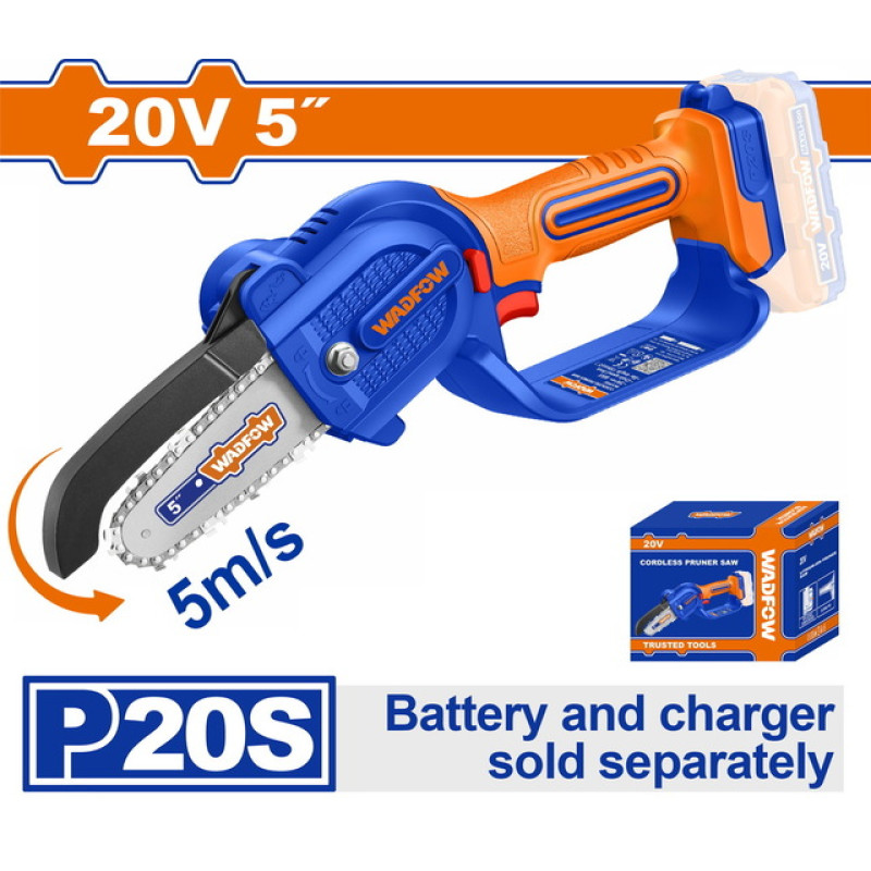 WADFOW ΑΛΥΣΟΠΡΙΟΝΟ ΚΛΑΔΕΥΤΙΚΟ ΜΠΑΤ. Li-ion 20V ΧΩΡΙΣ ΜΠΑΤΑΡΙΑ & ΦΟΡΤΙΣΤΗ (WCLP550) WADFOW ΑΛΥΣΟΠΡΙΟΝΟ ΚΛΑΔΕΥΤΙΚΟ ΜΠΑΤ. Li-ion 20V ΧΩΡΙΣ ΜΠΑΤΑΡΙΑ & ΦΟΡΤΙΣΤΗ (WCLP550)