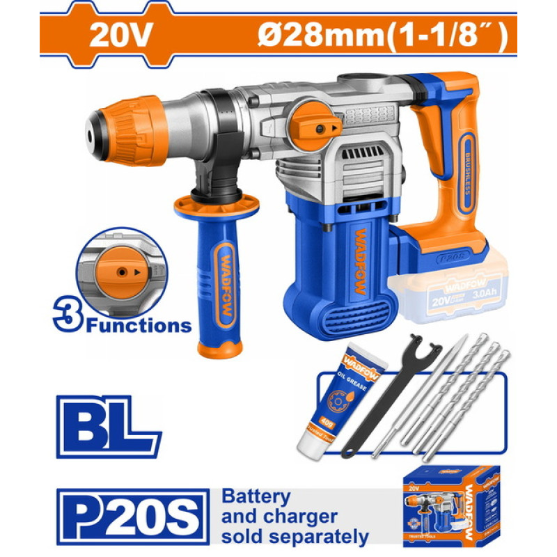 WADFOW ΠΝΕΥΜΑΤΙΚΟ ΠΙΣΤΟΛΕΤΟ ΜΠΑΤ. Li-ion 20V ΧΩΡΙΣ ΜΠΑΤΑΡΙΑ & ΦΟΡΤΙΣΤΗ (WLM1528) WADFOW ΠΝΕΥΜΑΤΙΚΟ ΠΙΣΤΟΛΕΤΟ ΜΠΑΤ. Li-ion 20V ΧΩΡΙΣ ΜΠΑΤΑΡΙΑ & ΦΟΡΤΙΣΤΗ (WLM1528)