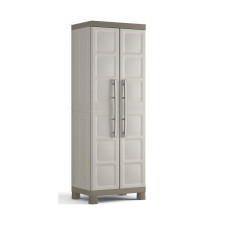 Δίφυλλη Ντουλάπα Excellence Utility Πλαστική με Χώρισμα & 4 Ράφια 65x45x181εκ. (26.20020)