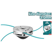 TOTAL ΚΕΦΑΛΗ ΜΕΣΙΝΕΖΑΣ UNIVERSAL FIX LINE 4 ΕΞΟΔΩΝ ΜΕ ΚΑΣΤΑΝΙΑ (ALS30033) TOTAL