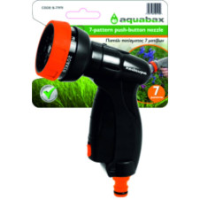 AQUABAX ΠΙΣΤΟΛΙ ΠΟΤΙΣΜΑΤΟΣ 7 ΜΟΤΙΒΩΝ ΨΕΚΑΣΜΟΥ ΜΕ ΔΙΑΚΟΠΤΗ ONE TOUCH (B-77979) AQUABAX