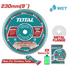 TOTAL ΕΠΑΓΓ. ΔΙΑΜ/ΣΚΟΣ ΥΓΡΑΣ ΚΟΠΗΣ 230 Χ 22.2mm Χ 2.2mm ΛΕΠΤΟΣ (TAC062301) TOTAL