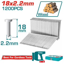 TOTAL ΚΑΡΦΙΑ ΓΙΑ ΣΚΥΡΟΔΕΜΑ 18mm / 1200 ΤΕΜ ΓΙΑ TCST3805 (TAC12018) TOTAL