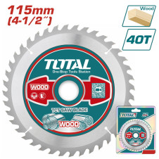 TOTAL ΕΠΑΓΓΕΛΜΑΤΙΚΟΣ ΔΙΣΚΟΣ ΚΟΠΗΣ ΞΥΛΟΥ 115mm ΚΑΤΑΛΛΗΛΟΣ ΓΙΑ ΓΩΝΙΑΚΟ ΛΕΙΑΝΤΗΡΑ (TAC231255) TOTAL