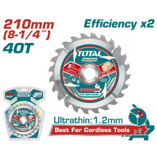 TOTAL ΕΠΑΓΓ. ΑΝΤΑΛ/ΚΟΣ ΔΙΣΚΟΣ Φ-210 Χ 25.4-16mm 40T ΓΙΑ TMS2001/ TMSLI2021 / TS42142107 (TAC2332103) TOTAL