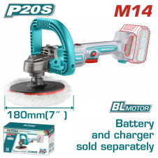 TOTAL ΕΠΑΓΓ. ΓΩΝΙΑΚΟΣ ΑΛΟΙΦΑΔΟΡΟΣ ΜΠΑΤ. Li-ion 20V / 180mm ΧΩΡΙΣ ΜΠΑΤΑΡΙΑ & ΦΟΡΤΙΣΤΗ (TAPLI2018) TOTAL