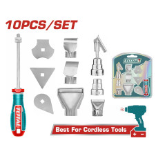 TOTAL ΕΠΑΓΓ. ΣΕΤ ΕΞΑΡΤΗΜΑΤΩΝ ΓΙΑ ΠΙΣΤΟΛΙΑ ΘΕΡΜΟΥ ΑΕΡΑ 10ΤΕΜ (TBA1011) TOTAL