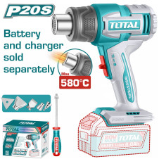 TOTAL ΕΠΑΓΓ. ΠΙΣΤΟΛΙ ΘΕΡΜΟΥ ΑΕΡΑ ΜΠΑΤ. Li-ion 20V ΧΩΡΙΣ ΜΠΑΤΑΡΙΑ & ΦΟΡΤΙΣΤΗ (TBLI2008) TOTAL