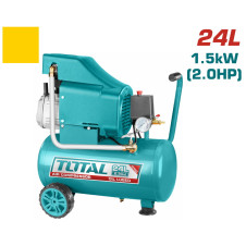 TOTAL ΑΕΡΟΣΥΜΠΙΕΣΤΗΣ ΛΑΔΙΟΥ 1.5kW / 2HP / 24Lit (TC202416) TOTAL
