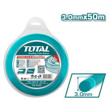 TOTAL ΜΕΣΙΝΕΖΑ ΣΤΡΟΓΓΥΛΗ DUAL POWER 3mm - 50m (TDL3050) TOTAL