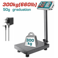 TOTAL ΗΛΕΚΤΡΟΝΙΚΗ ΖΥΓΑΡΙΑ 300Kg (TESA33001) TOTAL