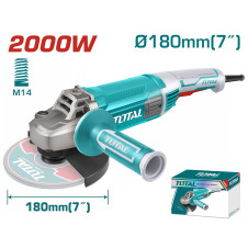 TOTAL ΕΠΑΓΓ. ΓΩΝΙΑΚΟΣ ΛΕΙΑΝΤΗΡΑΣ 2.000W - 180mm (TG12018026) TOTAL