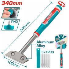 TOTAL ΕΠΑΓΓ. ΜΕΤΑΛΛΙΚΗ ΞΥΣΤΡΑ 340mm (TGS3088) TOTAL