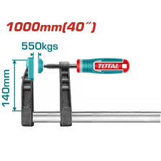 TOTAL ΕΠΑΓΓ. ΣΦΙΓΚΤΗΡΑΣ ΜΑΡΑΓΚΩΝ 140 Χ 1000mm (THT1321401) TOTAL