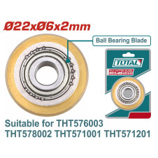 TOTAL ΑΝΤΑΛΛΑΚΤΙΚΟ ΜΑΧΑΙΡΙ Φ-22Χ6Χ2mm ΓΙΑ THT576003 / THT578002 / THT571001 / THT571201 (THT576003B) TOTAL
