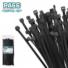 TOTAL ΔΕΣΤΡΑΚΙΑ ΜΑΥΡΑ 600 Χ 9mm 100ΤΕΜ (THTCTB60090) TOTAL