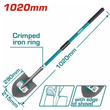 TOTAL ΦΤΥΑΡΙ ΜΕΤΑΛΛΙΚΟ ΜΕ FIBERGLASS ΧΕΙΡΟΛΑΒΗ (THTH12101) TOTAL