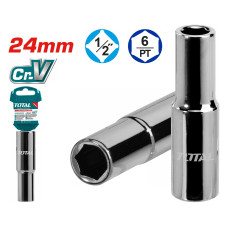 TOTAL ΚΑΡΥΔΑΚΙ ΕΞΑΓΩΝΟ ΜΑΚΡΙ 1/2" 24mm  (THTST12243L) TOTAL
