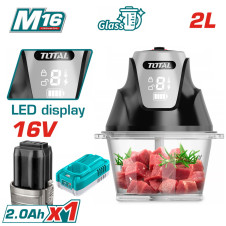 TOTAL ΠΟΛΥΚΟΠΤΗΣ Multi ΜΠΑΤ.  Li-ion 16V / 2Lit / 2Ah / 1 ΜΠΑΤ (TMG029K) TOTAL