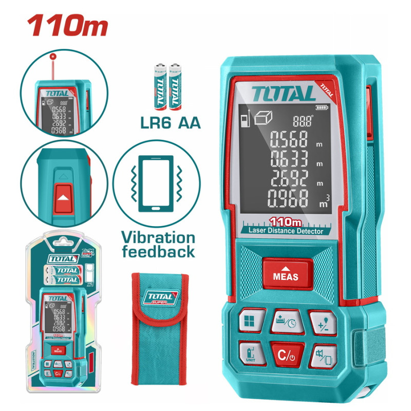 TOTAL ΕΠΑΓΓ. ΜΕΤΡΗΤΗΣ ΑΠΟΣΤΑΣΕΩΝ LASER 0.05 - 110m (ΤMT510369) TOTAL TOTAL ΕΠΑΓΓ. ΜΕΤΡΗΤΗΣ ΑΠΟΣΤΑΣΕΩΝ LASER 0.05 - 110m (ΤMT510369) TOTAL