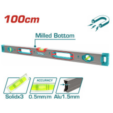 TOTAL ΕΠΑΓΓ. ΑΛΦΑΔΙ ΑΛΟΥΜΙΝΙΟΥ ΜΑΓΝΗΤΙΚΟ 100cm (TMT210028M) TOTAL