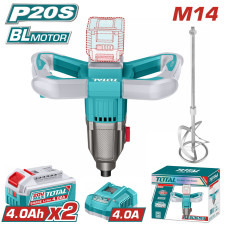 TOTAL ΕΠΑΓΓ. ΑΝΑΔΕΥΤΗΡΑΣ ΜΠΑΤ. Li-ion 20V / 4Ah / 2 ΜΠΑΤΑΡΙΕΣ BL Motor (TMXLI20162) TOTAL