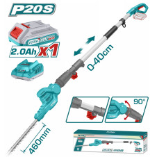 TOTAL ΤΗΛΕΣΚΟΠΙΚΟ ΨΑΛΙΔΙ ΜΠΟΡΝΤΟΥΡΑΣ ΜΠΑΤ. Li-ion 20V / 2Ah / 1 ΜΠΑΤΑΡΙΑ  (TPHT2016012) TOTAL