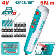 TOTAL ΚΑΤΣΑΒΙΔΙ ΜΠΑΤ. Li-ion 4V / 1.3Ah / 5Nm Type-C (TSDLI04062) TOTAL