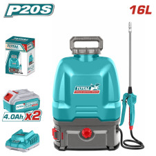 TOTAL ΕΠΑΓΓ. ΨΕΚΑΣΤΗΡΑΣ ΠΛΑΤΗΣ ΜΠΑΤ. Li-ion 20V / 4Ah / 2 ΜΠΑΤ (TSPLI201644E) TOTAL