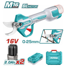 TOTAL ΕΠΑΓΓ. ΨΑΛΙΔΙ ΚΛΑΔΕΜΑΤΟΣ ΜΠΑΤ. Li-ion 16V / 2Ah / 2 ΜΠΑΤ BL Motor (TSSLI162582E) TOTAL