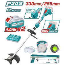TOTAL ΕΠΑΓΓ. ΘΑΜΝΟΚΟΠΤΙΚΟ ΜΠΑΤ. Li-ion 40V / 4Ah / 2 ΜΠΑΤΑΡΙΕΣ (TSTLI200285) TOTAL