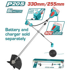 TOTAL ΕΠΑΓΓΕΛΜΑΤΙΚΟ ΘΑΜΝΟΚΟΠΤΙΚΟ ΜΠΑΤ. Li-ion 40V ΧΩΡΙΣ ΜΠΑΤΑΡΙΑ & ΦΟΡΤΙΣΤΗ (TSTLI20018) TOTAL
