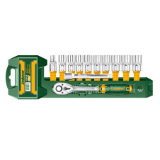 ΚΑΣΤΑΝΙΑ ΜΕ ΚΑΡΥΔΑΚΙΑ 1/2" ΣΕΤ 12 ΤΕΜ JADEVER JDST2212 (400263)