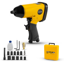 Bormann Bat6100 Αερόκλειδο 1/2'',Με 10Τεμ. Καρυδάκια,Ροπή 360Nm BAT6100 BORMANN (055747)