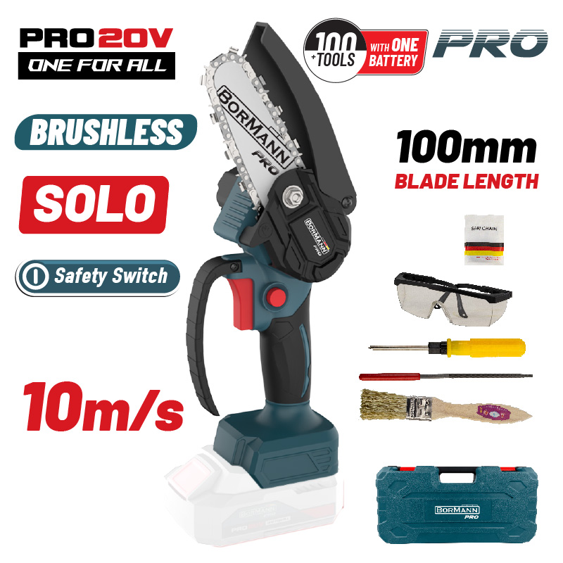 Bormann Pro Bbp3914C Κλαδευτικό Αλυσοπρίονο Μπαταρίας 20V,Brushless,Λάμα 10Cm,825Gr,Βαλίτσα,Solo BBP3914C BORMANN Pro (083535) Bormann Pro Bbp3914C Κλαδευτικό Αλυσοπρίονο Μπαταρίας 20V,Brushless,Λάμα 10Cm,825Gr,Βαλίτσα,Solo BBP3914C BORMANN Pro (083535)