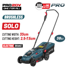 Bormann Pro Bbp4170 Μηχανή Γκαζόν Μπαταρίας Brushless 20V,Li-Ion,Κοπή 33Cm,Solo BBP4170 BORMANN Pro (085423)
